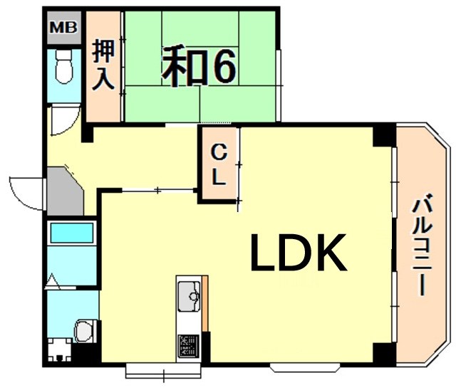 兵庫県西宮市高木西町 間取り
