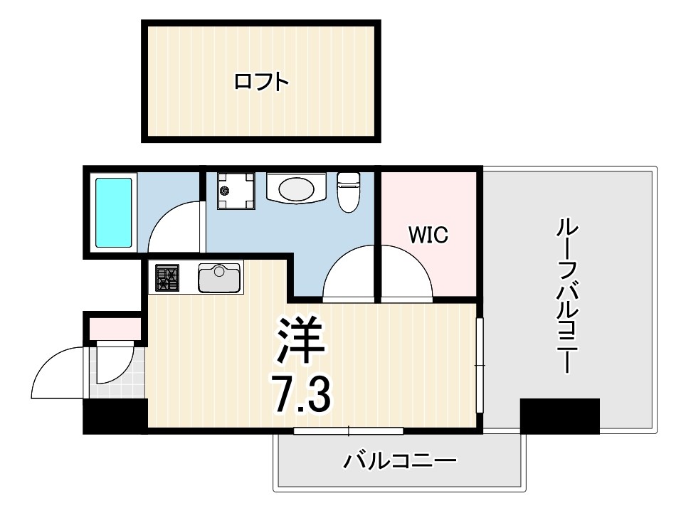 S-FORT神戸小河通 間取り
