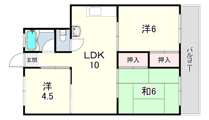 サンハイツ山口 間取り