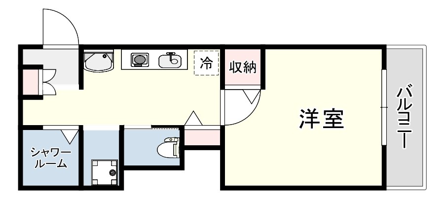 YKハイツ西明石南町 間取り