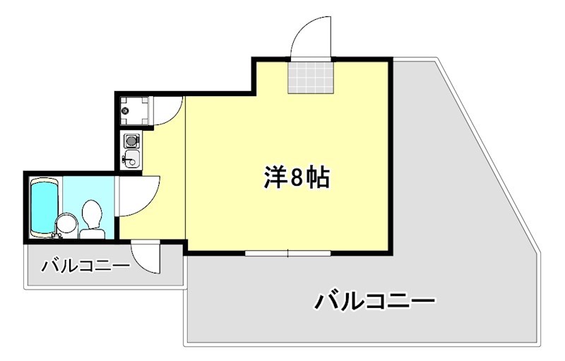 クリフサイド西岡本 間取り