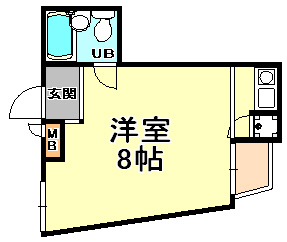 クリフサイド西岡本 間取り