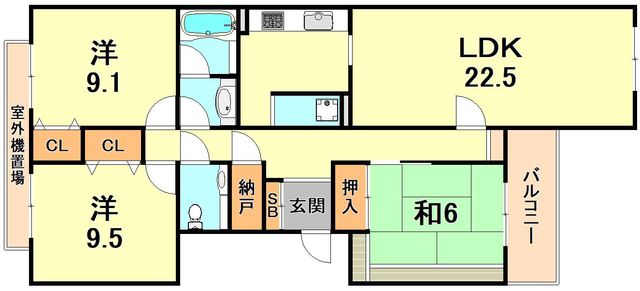 シュネルパークレジデンス 間取り