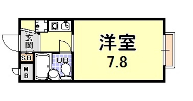 ライフイン芦屋壱番館 間取り