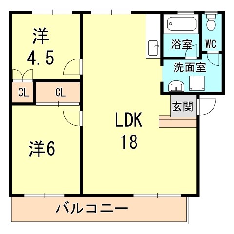 兵庫県芦屋市岩園町 間取り
