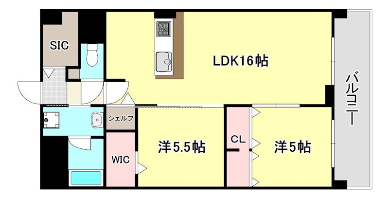 エクセルハイム東灘 間取り