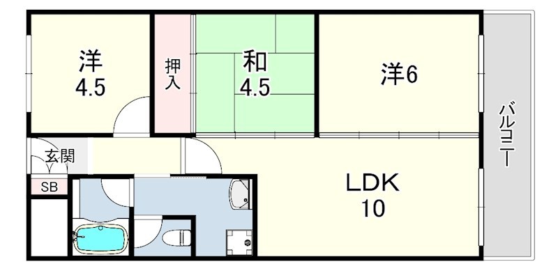 御影プライムハイツ 間取り