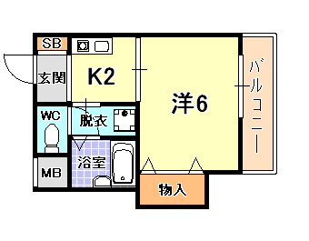 ヴィラ芦屋川 間取り