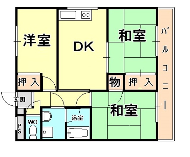 ロイヤルコート芦屋三条 間取り