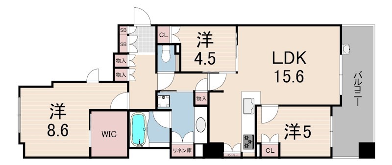 パークシュロス芦屋 間取り