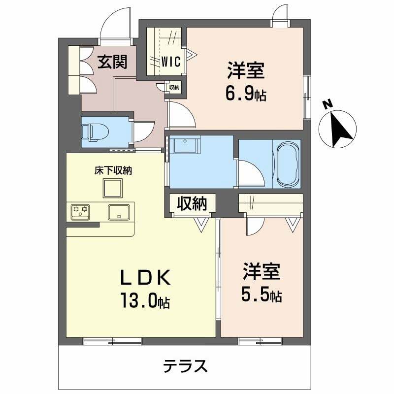 兵庫県明石市大久保町江井島 間取り