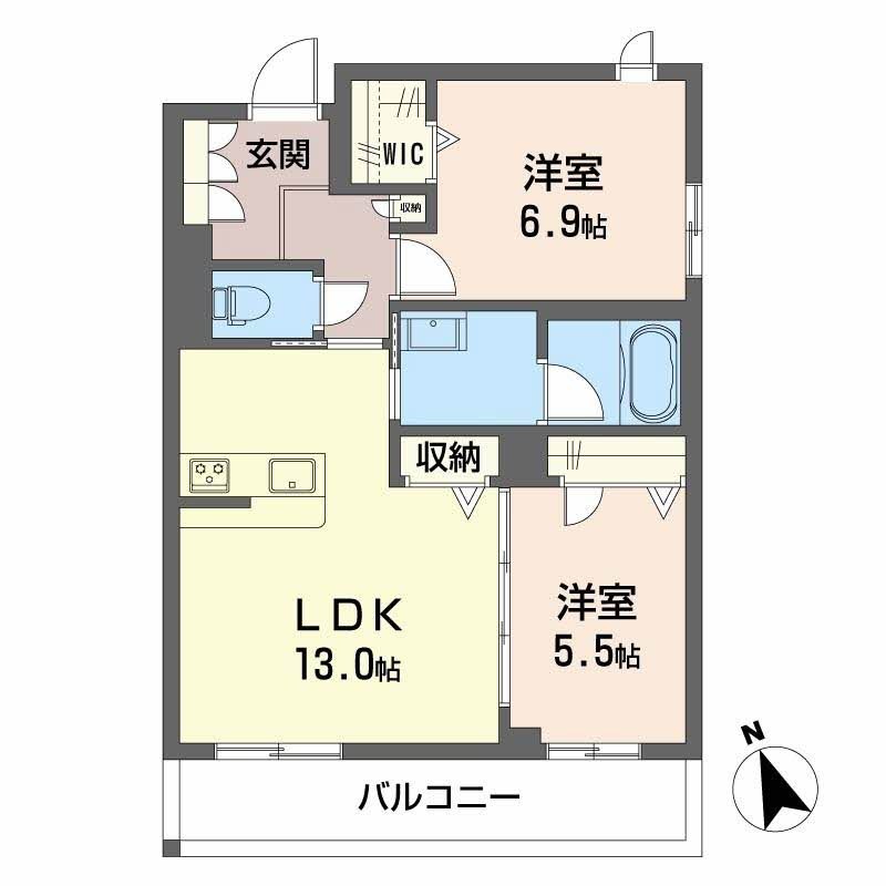兵庫県明石市大久保町江井島 間取り