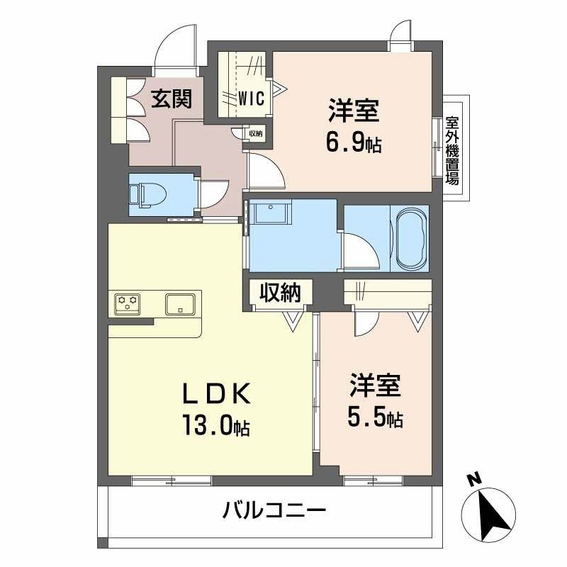 兵庫県明石市大久保町江井島 間取り