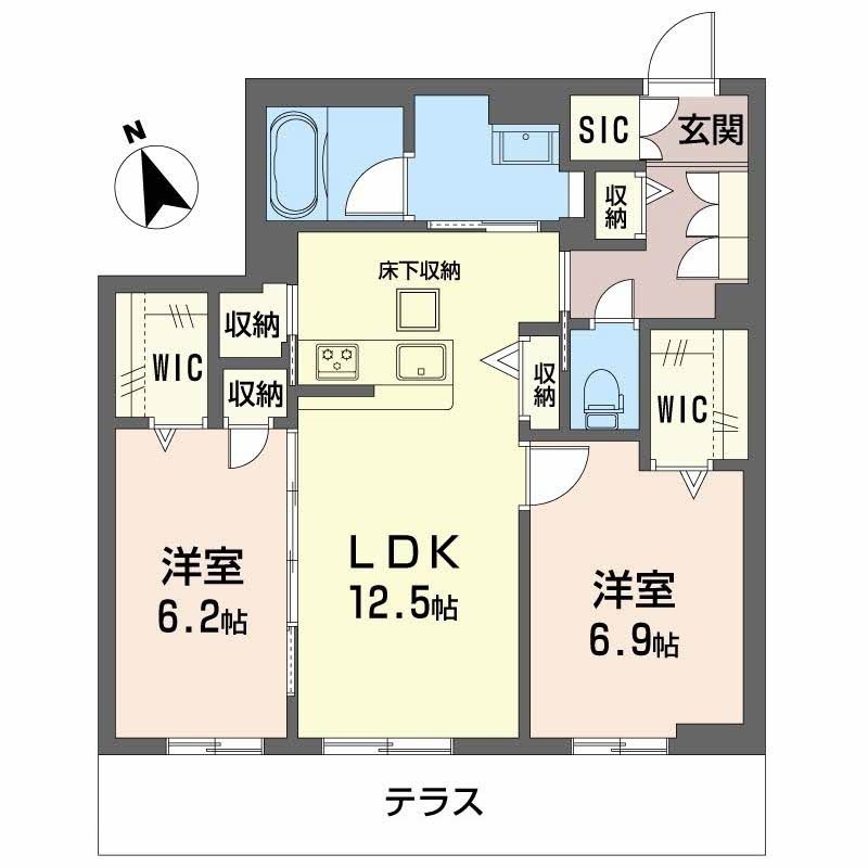 兵庫県明石市大久保町江井島 間取り