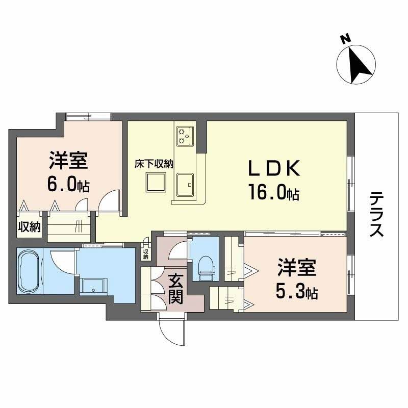 兵庫県明石市大久保町江井島 間取り