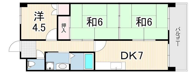 兵庫県明石市野々上１丁目 間取り