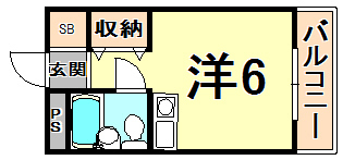 兵庫県西宮市門戸荘 間取り