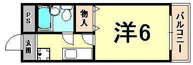 クレストJ塚口 間取り
