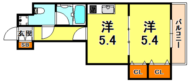 エスペランサ御影2 間取り