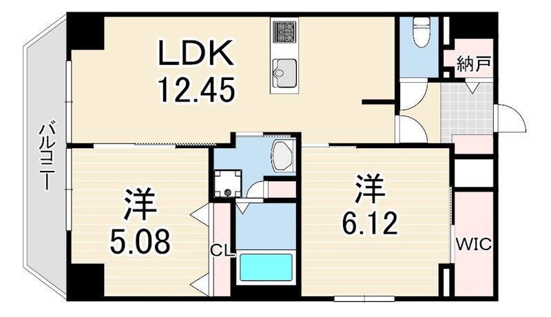 LIVE FLAT六甲桜口 間取り
