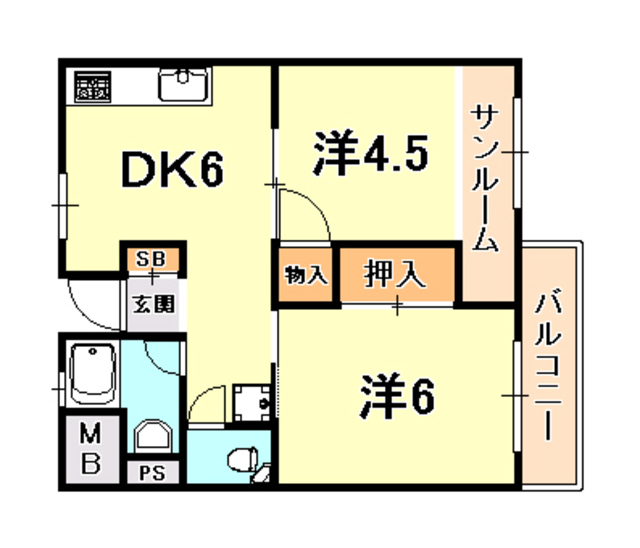 エスペランサ魚崎 間取り