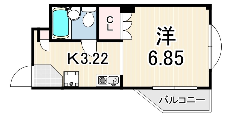 サンクラッソ阪急六甲駅前EAST 間取り