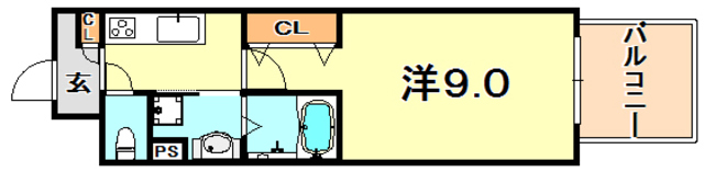 ヘスティア神戸 間取り