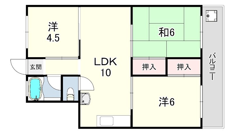 サンハイツ山口 間取り