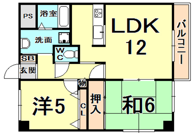 兵庫県西宮市荒木町 間取り