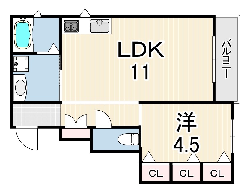 エスポワール六甲篠原 間取り