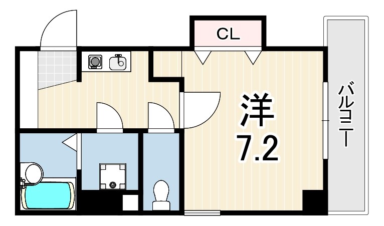 兵庫県神戸市兵庫区中道通６丁目 間取り
