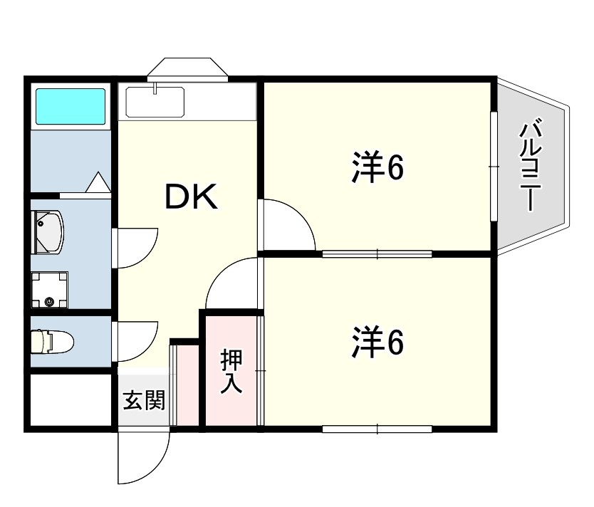 兵庫県尼崎市南城内 間取り