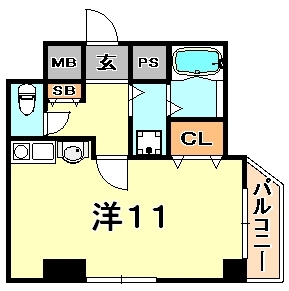 兵庫県神戸市中央区加納町３丁目 間取り