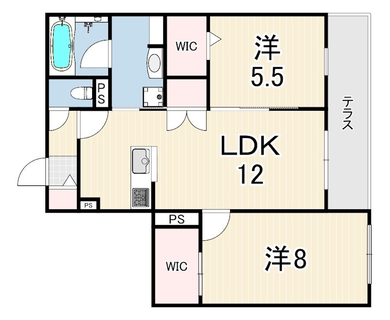(仮称)西宮市門前町ヘーベルメゾン【東棟】 間取り