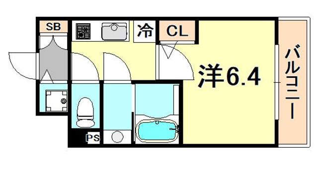 S-RESIDENCE神戸元町 間取り