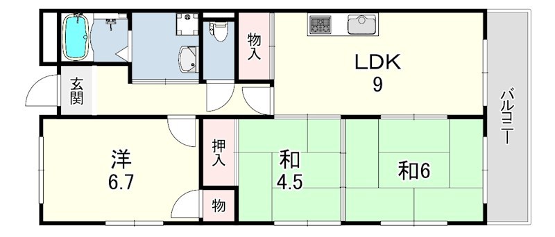 青雲マンション 間取り