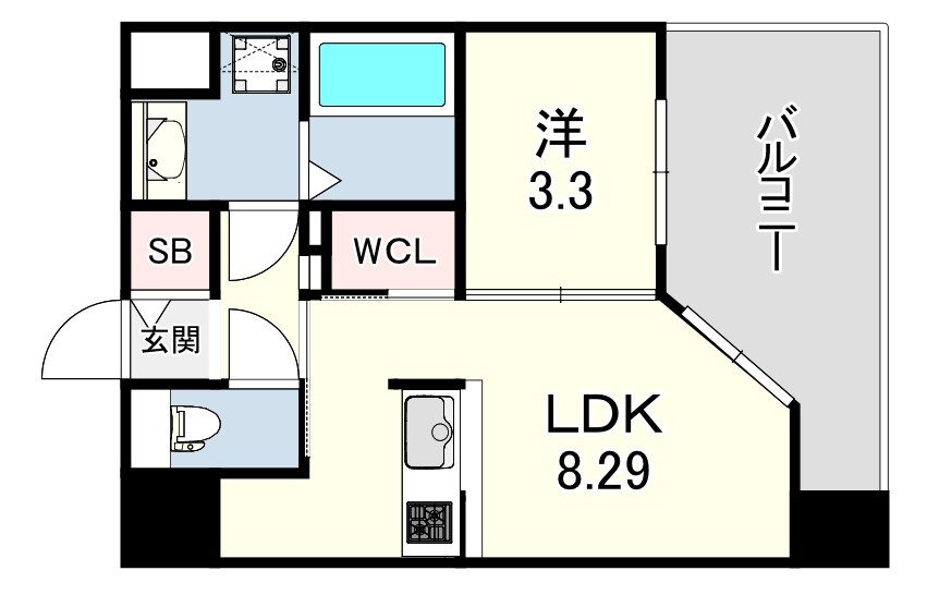 LIVE FLAT六甲桜口 間取り