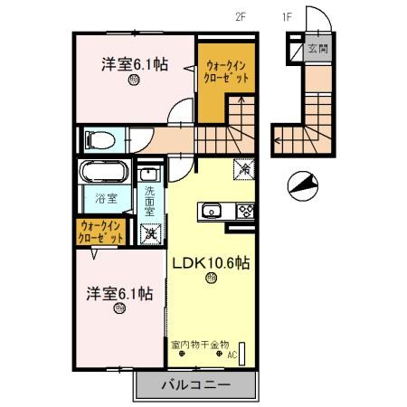 アリヴィラ宮前 間取り