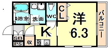 兵庫県伊丹市桜ケ丘１丁目 間取り