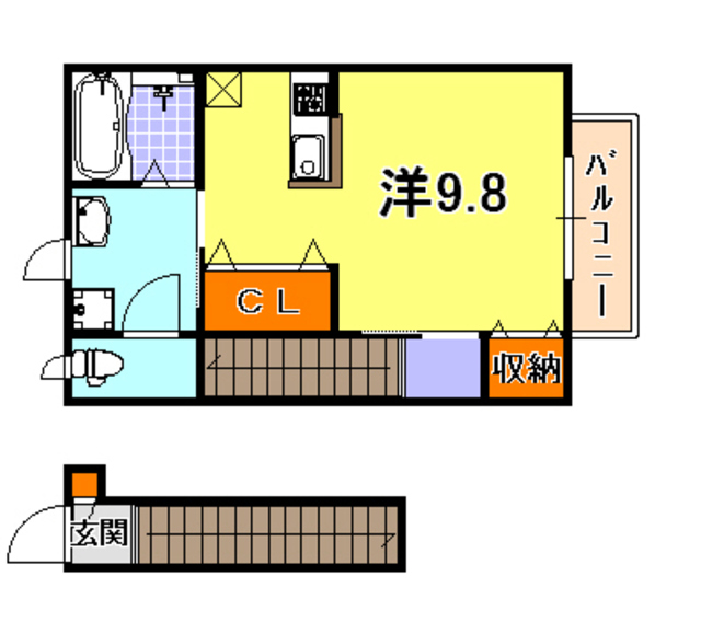 ウィズ諏訪山A棟・B棟 間取り