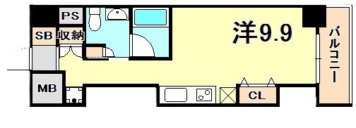 レジディア神戸磯上 間取り