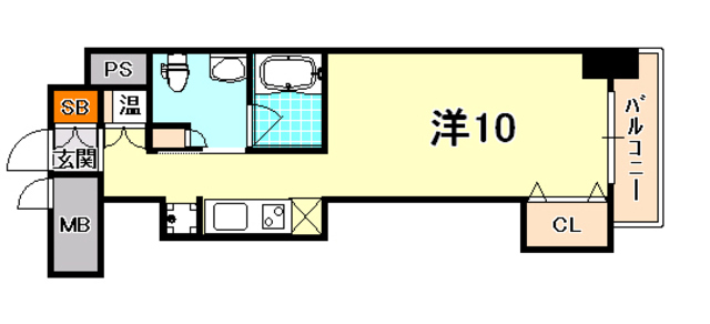 レジディア神戸磯上 間取り