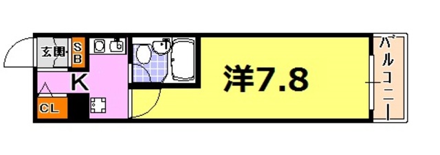 アスライフ湊川公園 間取り