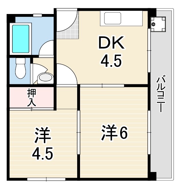 嶋田パールハイツ 間取り