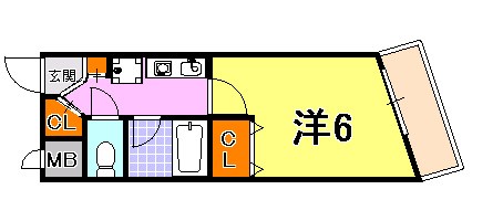 兵庫県神戸市中央区琴ノ緒町４丁目 間取り