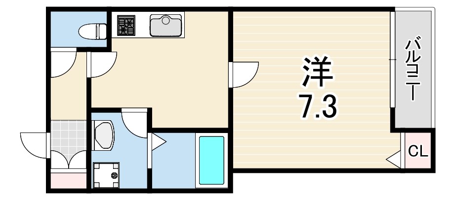 ランドレーヴ尼崎 間取り