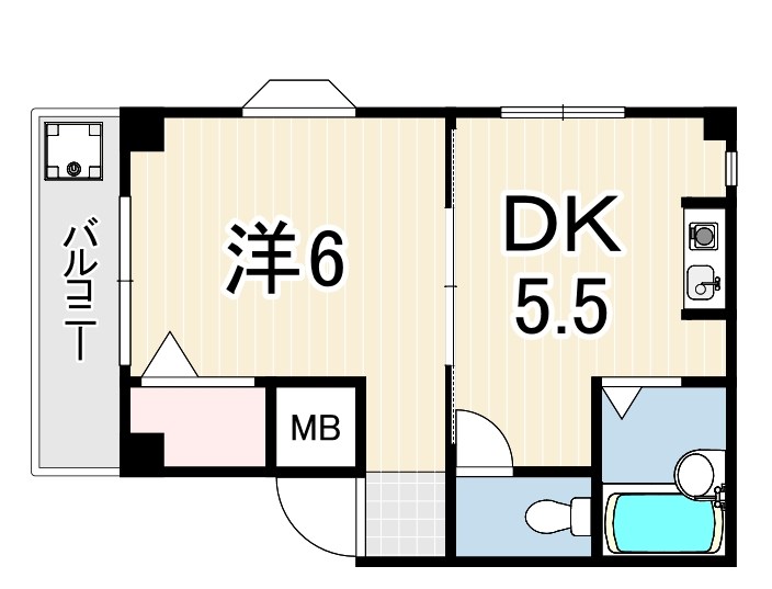 記田ハイツ 間取り