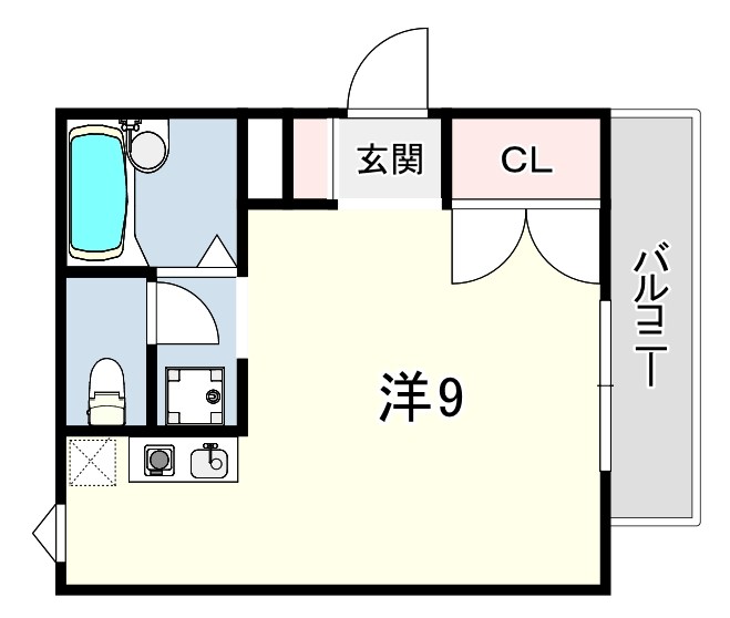 コージーコートK 間取り