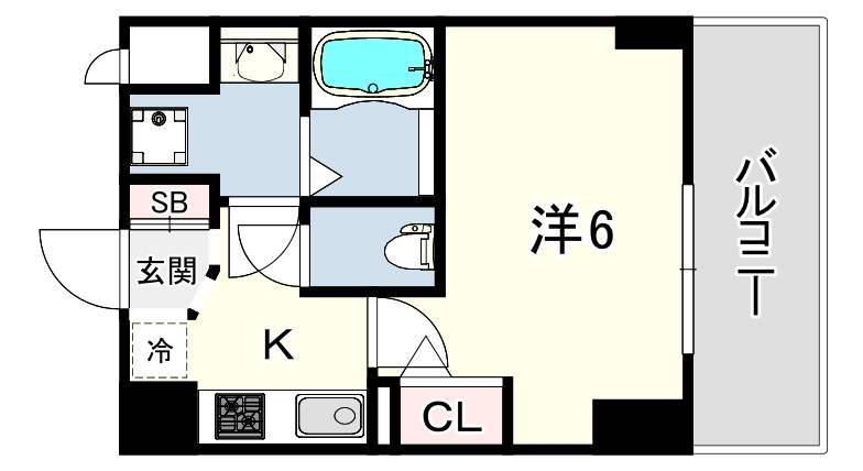 神戸国香通FUTUR 間取り
