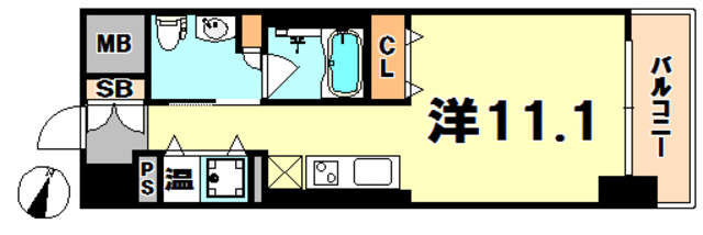 レジディア神戸磯上 間取り